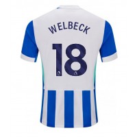 Brighton Danny Welbeck #18 Fußballbekleidung Heimtrikot 2025-26 Kurzarm